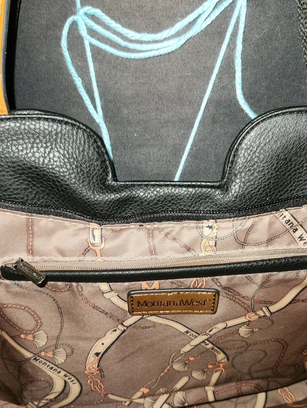 Montana West Foux Leather Shoulder Bag